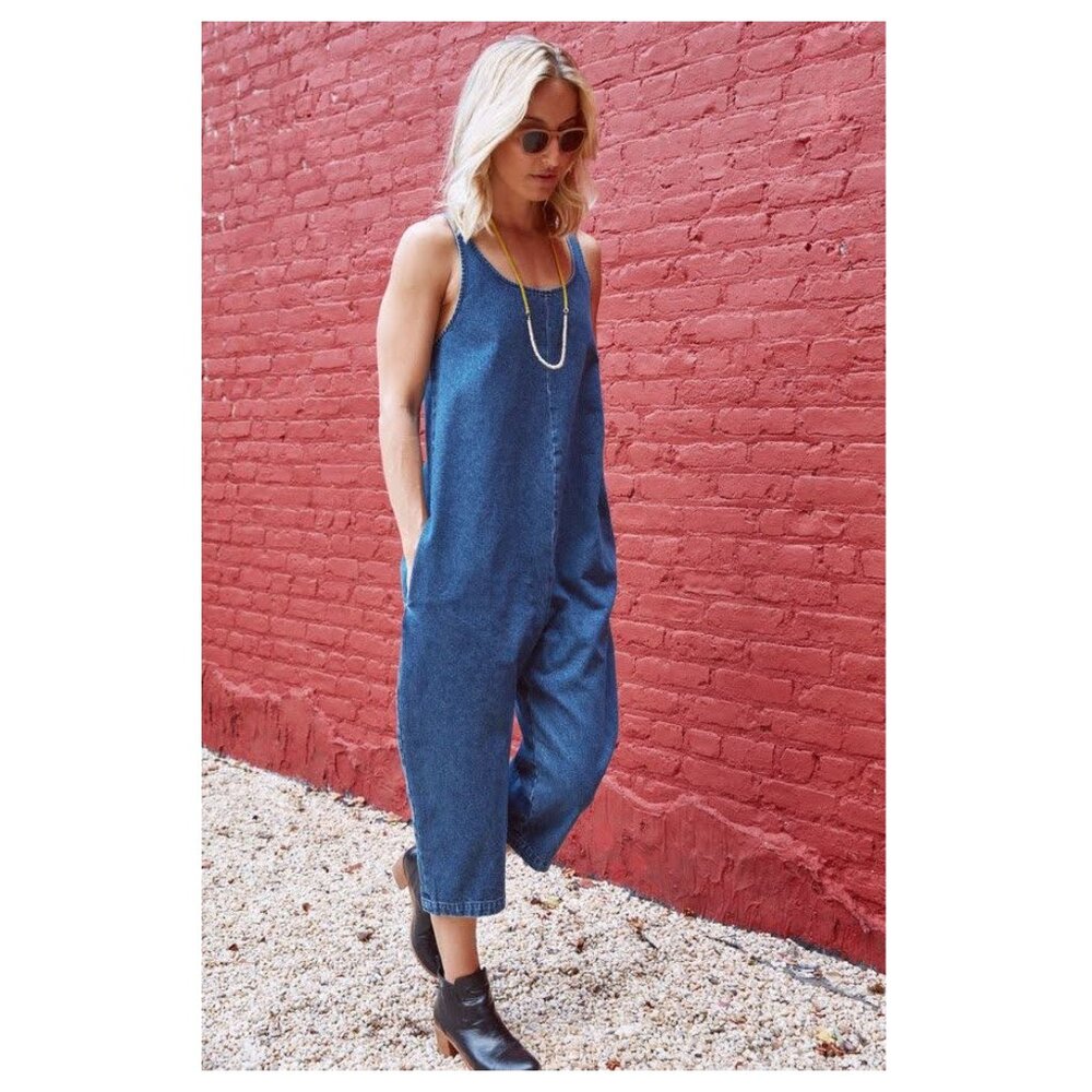 ILANA KOHN Denim Gary Jumpsuit